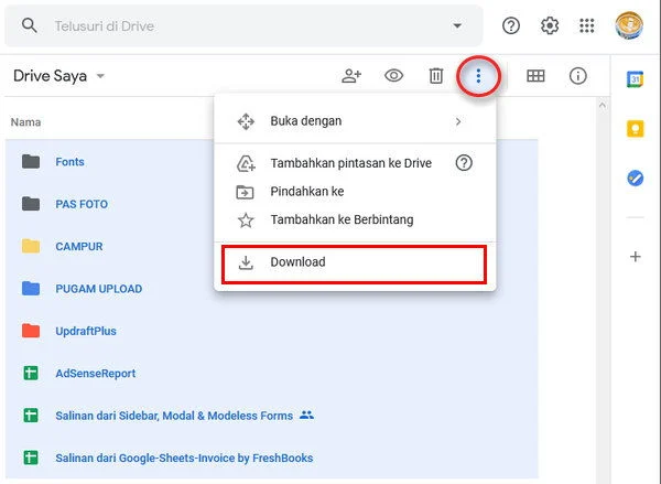 2 Cara Backup File Google Drive ke Komputer