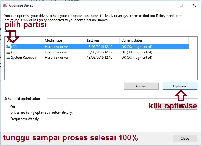 Optimalisasi Sistem Operasi Windows ~ Kampus Virtual