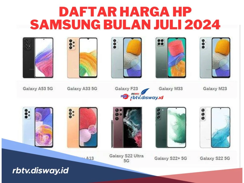 Lengkap! Ini Daftar Harga HP Samsung Terbaru Juli 2024, Mulai dari Rp 1
